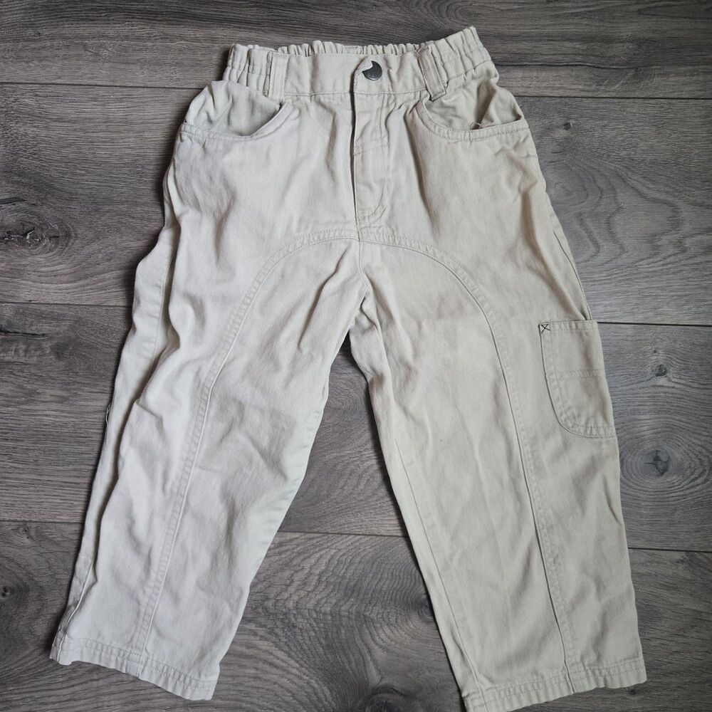 Vintage Buster Brown Space Pants 4T Tan Beige Cotton Twill Cargo Skate Trousers